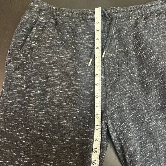 Alex Mill Jogger Sweatpants Men's Sz XL Black Tapered Slim Melange Cotton Jersey - Picture 11 of 13